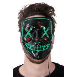 Led Mask horror grön