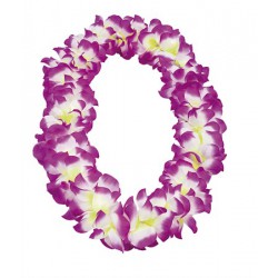 Hawaii krans vit/lila