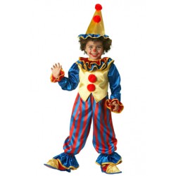 Barn Clown dräkt 110/116
