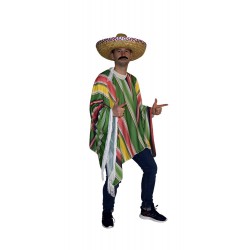 Mexican Poncho Maskeraddräkt