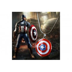 Captain America sköld halsband