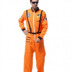 Astronaut orange Maskeraddräkt